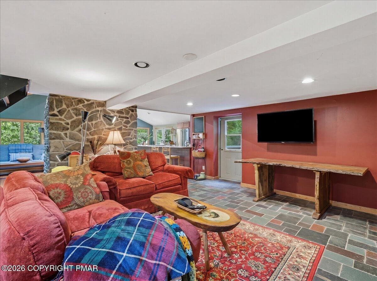 Family Room - 178 Westcolang Road, AKA 176 WESTCOLANG, Lackawaxen, PA 18435, Lackawaxen
