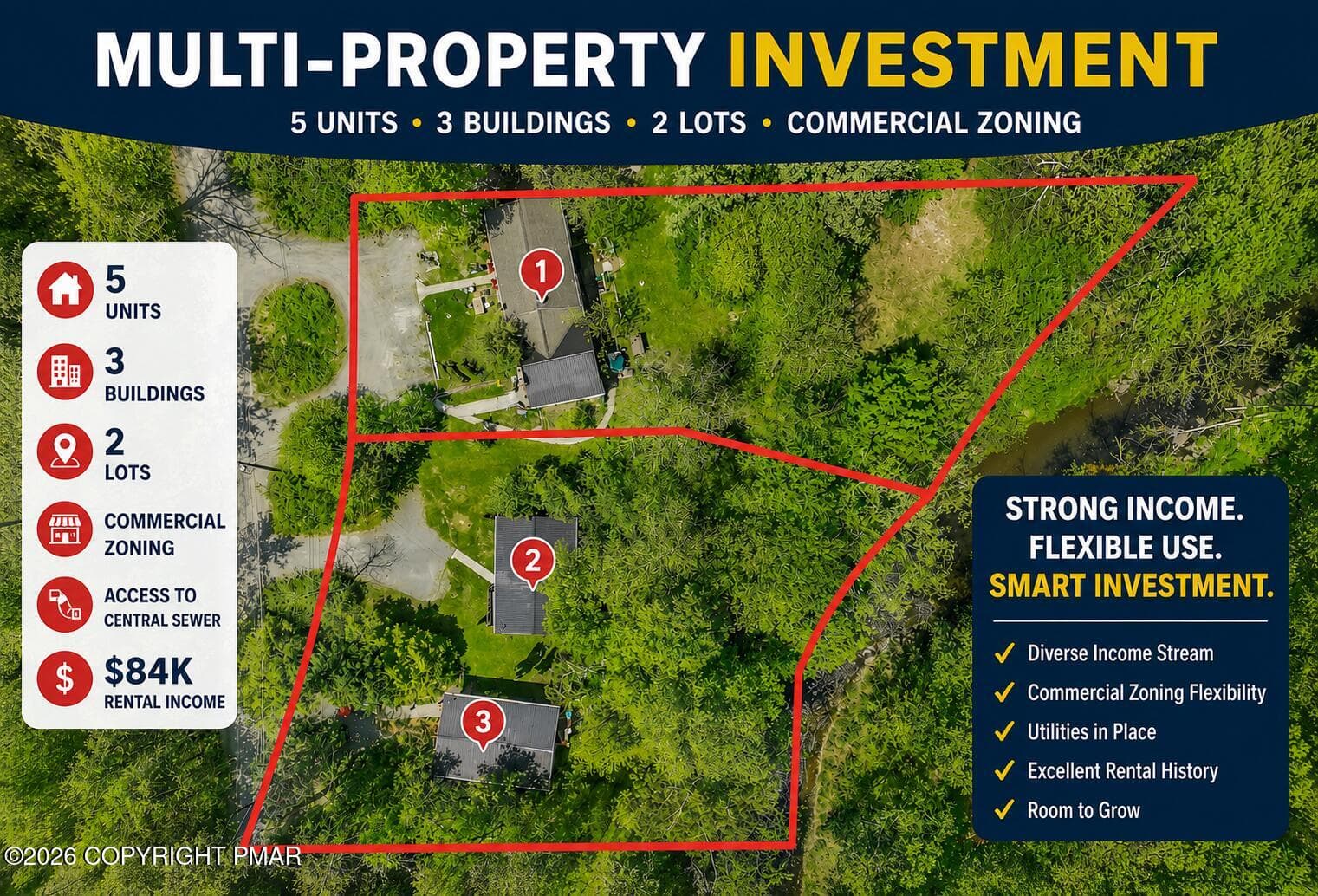 Multi Prop Invest - 1462&1466 Pocono Lane, Bartonsville, PA 18321, Bartonsville
