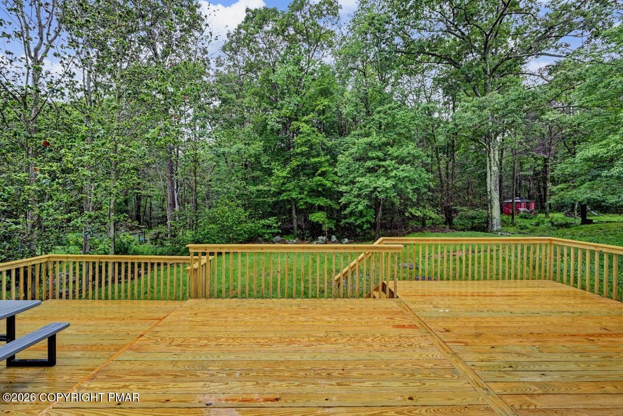 Tiered Back Deck - 564 Cayuga Drive, Tobyhanna, PA 18466, Tobyhanna
