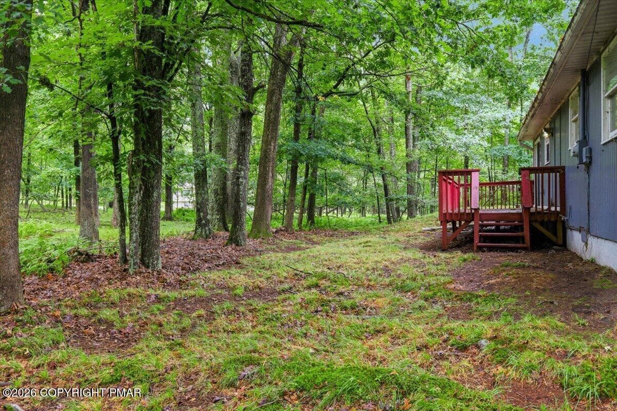 Back Yard - 337 Oak Hill Road, Hawley, PA 18428, Hawley