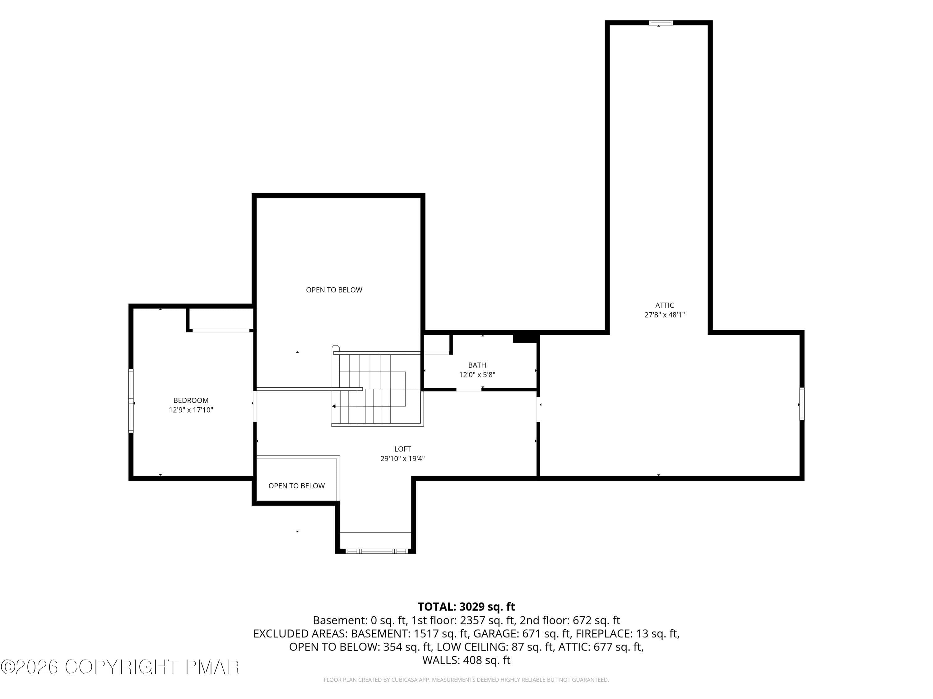 Floor Plan 2nd Floor - 326 Sunset Avenue, Pocono Manor, PA 18349, Pocono Manor