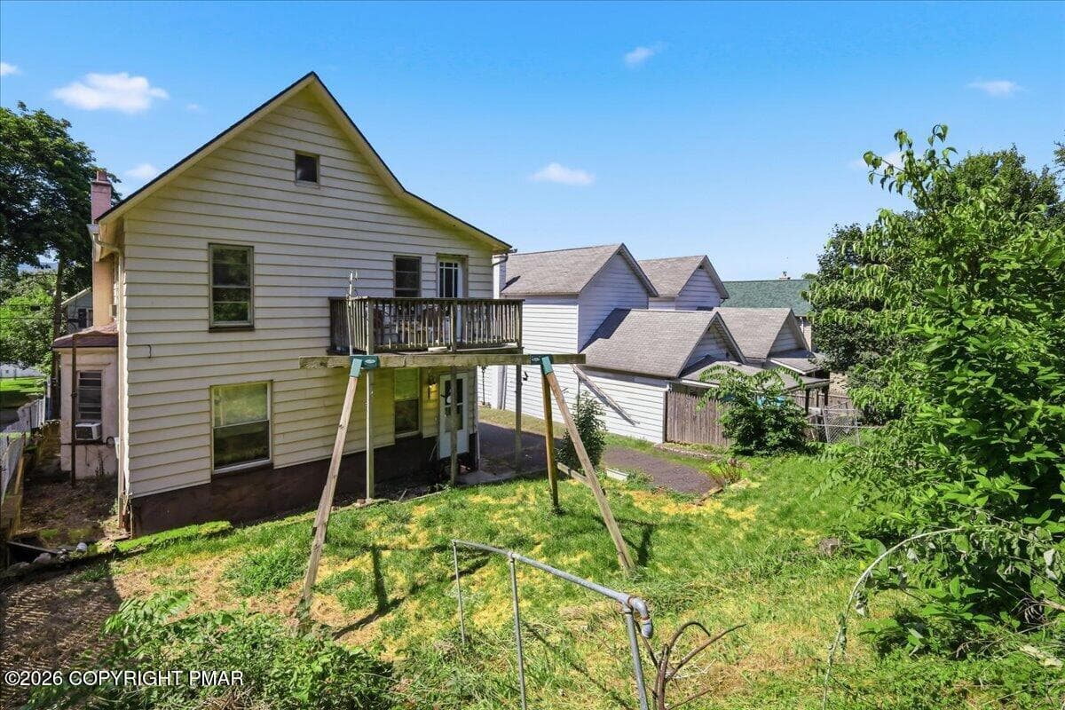 Back Yard - 166 Johnson Street, Pittston, PA 18640, Pittston