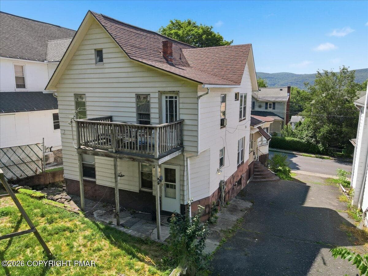 Back of Home - 166 Johnson Street, Pittston, PA 18640, Pittston