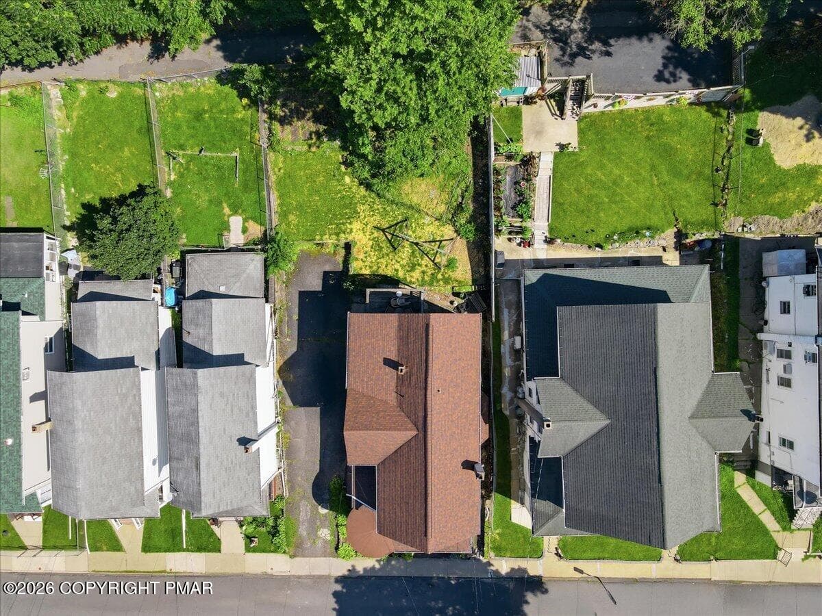 Aerial Home View - 166 Johnson Street, Pittston, PA 18640, Pittston