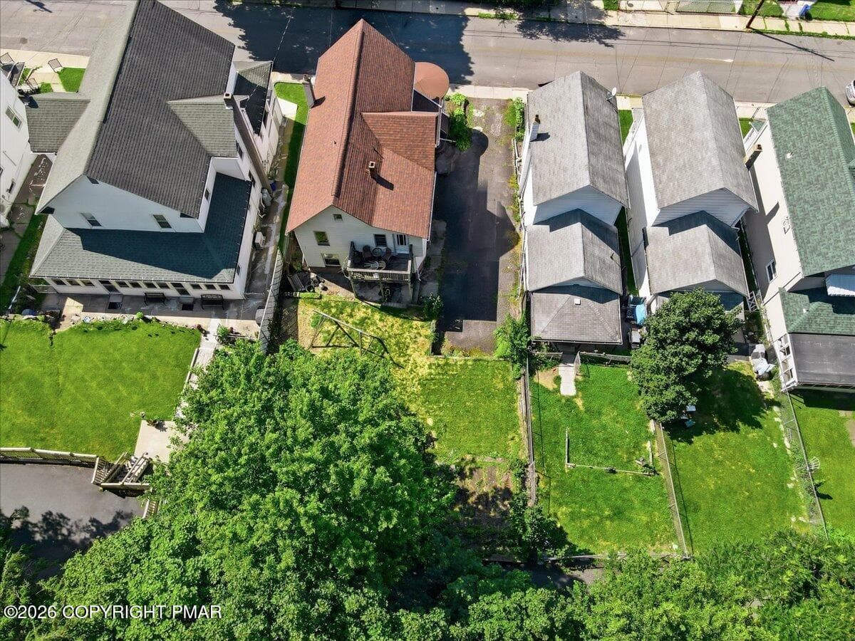 Aerial Home View - 166 Johnson Street, Pittston, PA 18640, Pittston