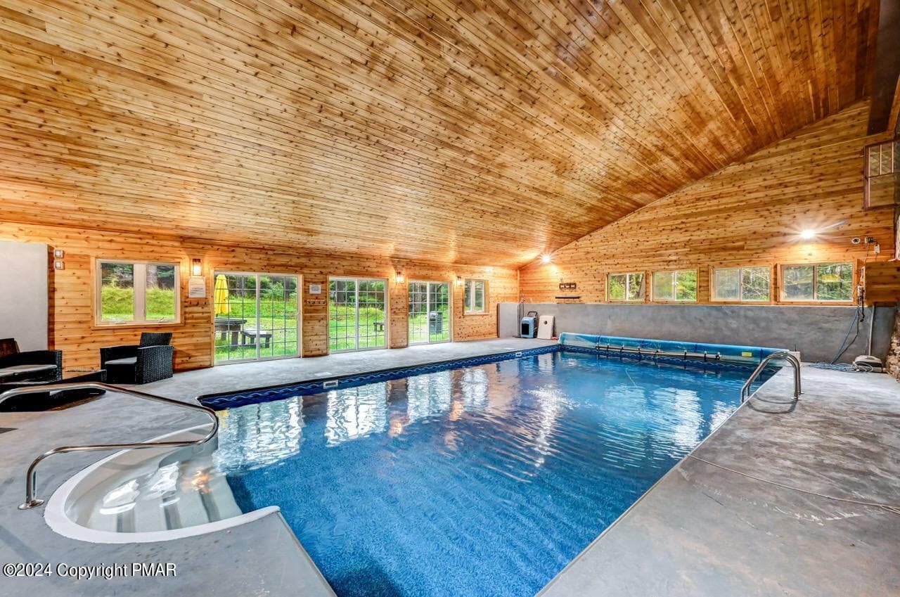 Indoor pool - 614 Lavender Lane, Canadensis, PA 18325, Canadensis