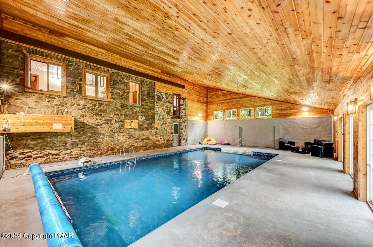 Indoor pool - 614 Lavender Lane, Canadensis, PA 18325, Canadensis