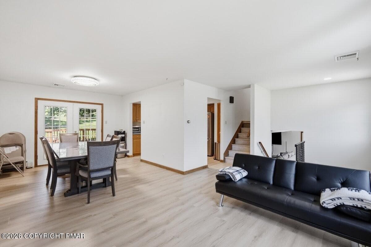 Family room into dining - 246 Switzgabel Drive, Brodheadsville, PA 18322, Brodheadsville