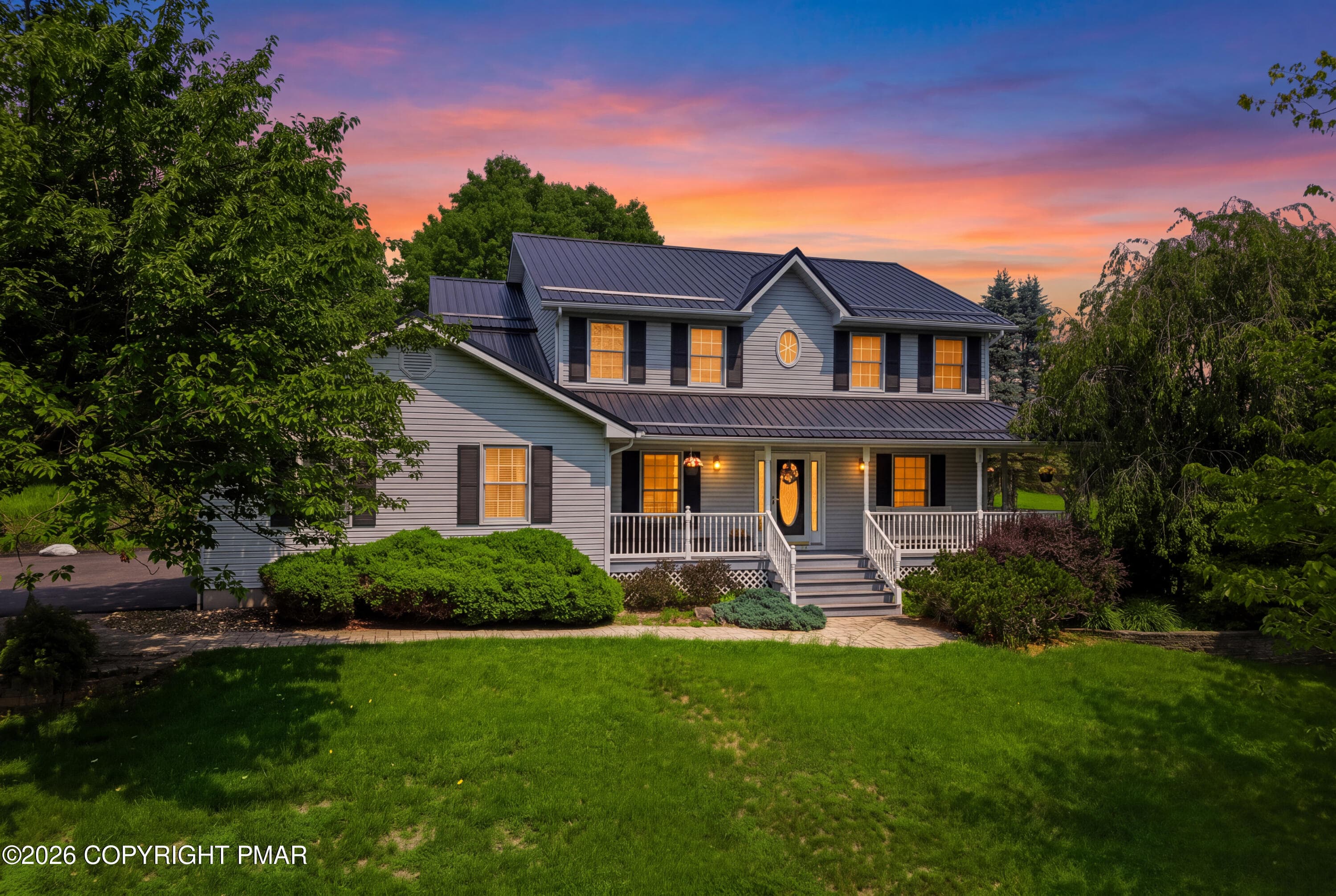 front twilight - 1630 Mohican Court, Effort, PA 18330, Effort