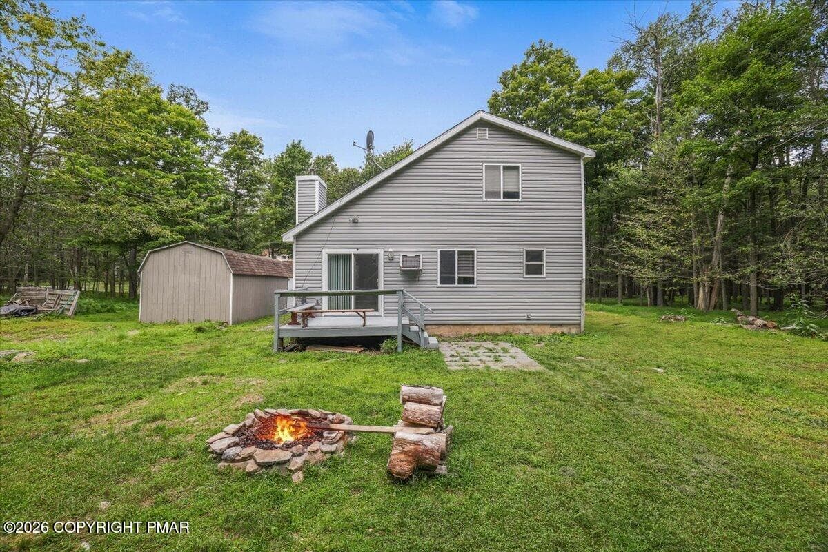 Back Yard - 1065 Breezewood Drive, Newfoundland, PA 18445, Newfoundland
