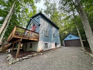 side of house - 1030 Harmony Drive, Lake Ariel, PA 18436, Lake Ariel