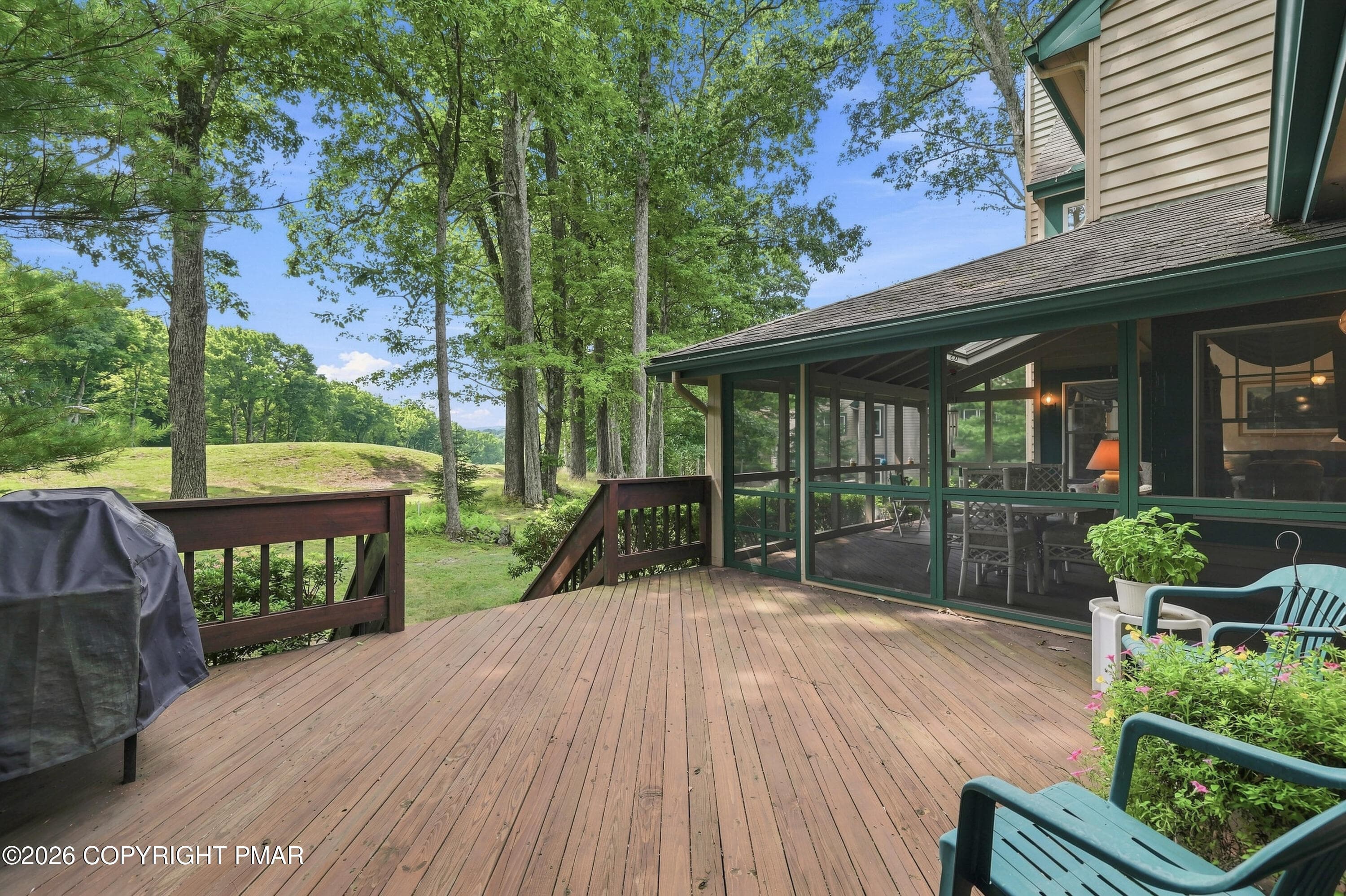Open deck - 109 Creekside Road, Buck Hill Falls, PA 18323, Buck Hill Falls