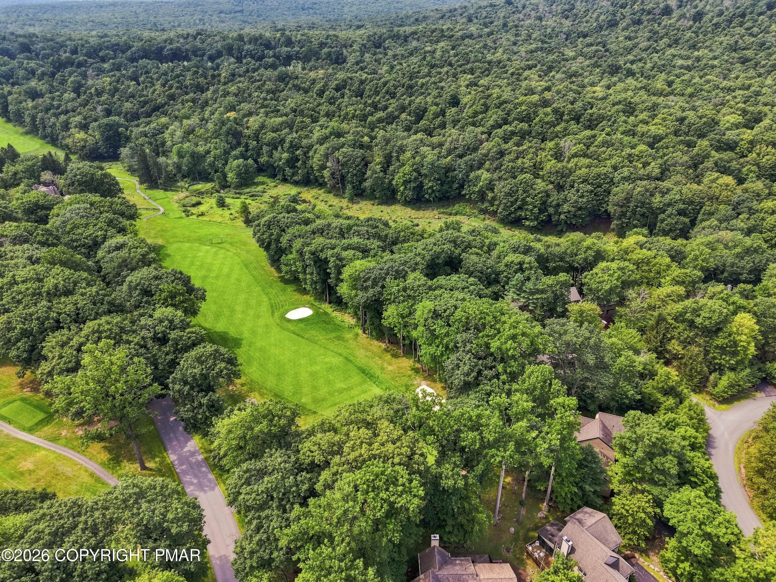 Aerial view - 109 Creekside Road, Buck Hill Falls, PA 18323, Buck Hill Falls