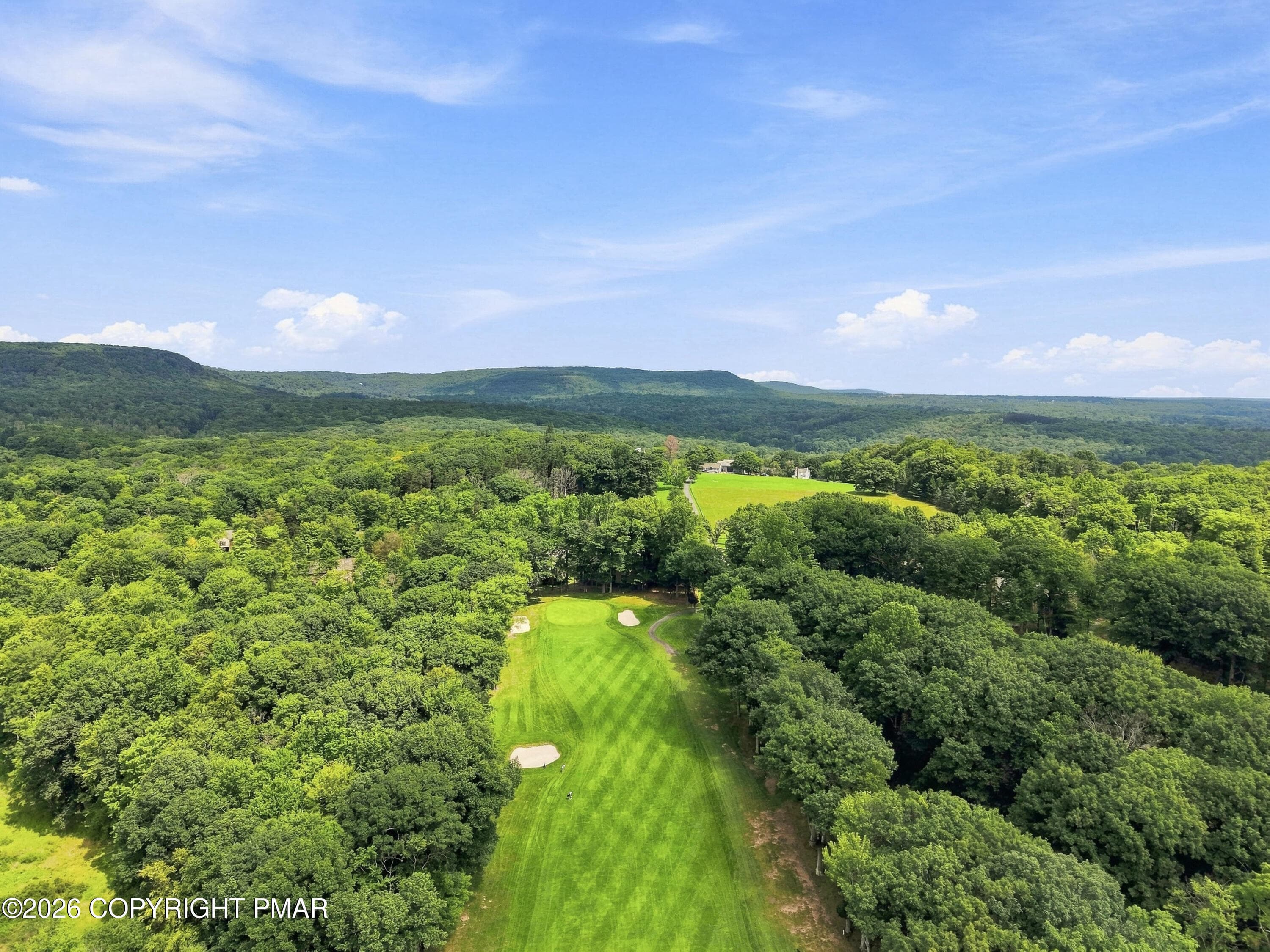 Aerial view - 109 Creekside Road, Buck Hill Falls, PA 18323, Buck Hill Falls