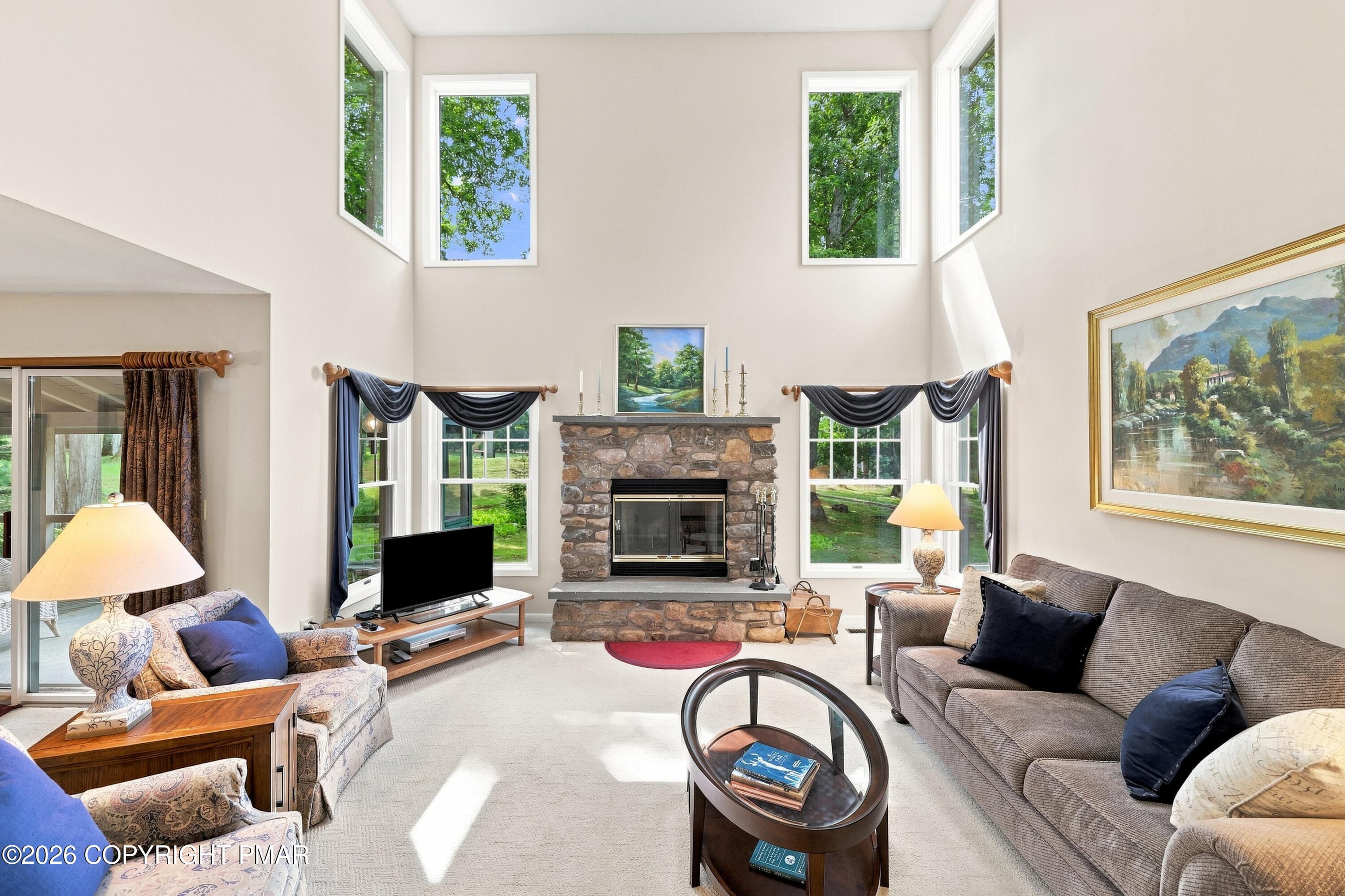 Living room - 109 Creekside Road, Buck Hill Falls, PA 18323, Buck Hill Falls