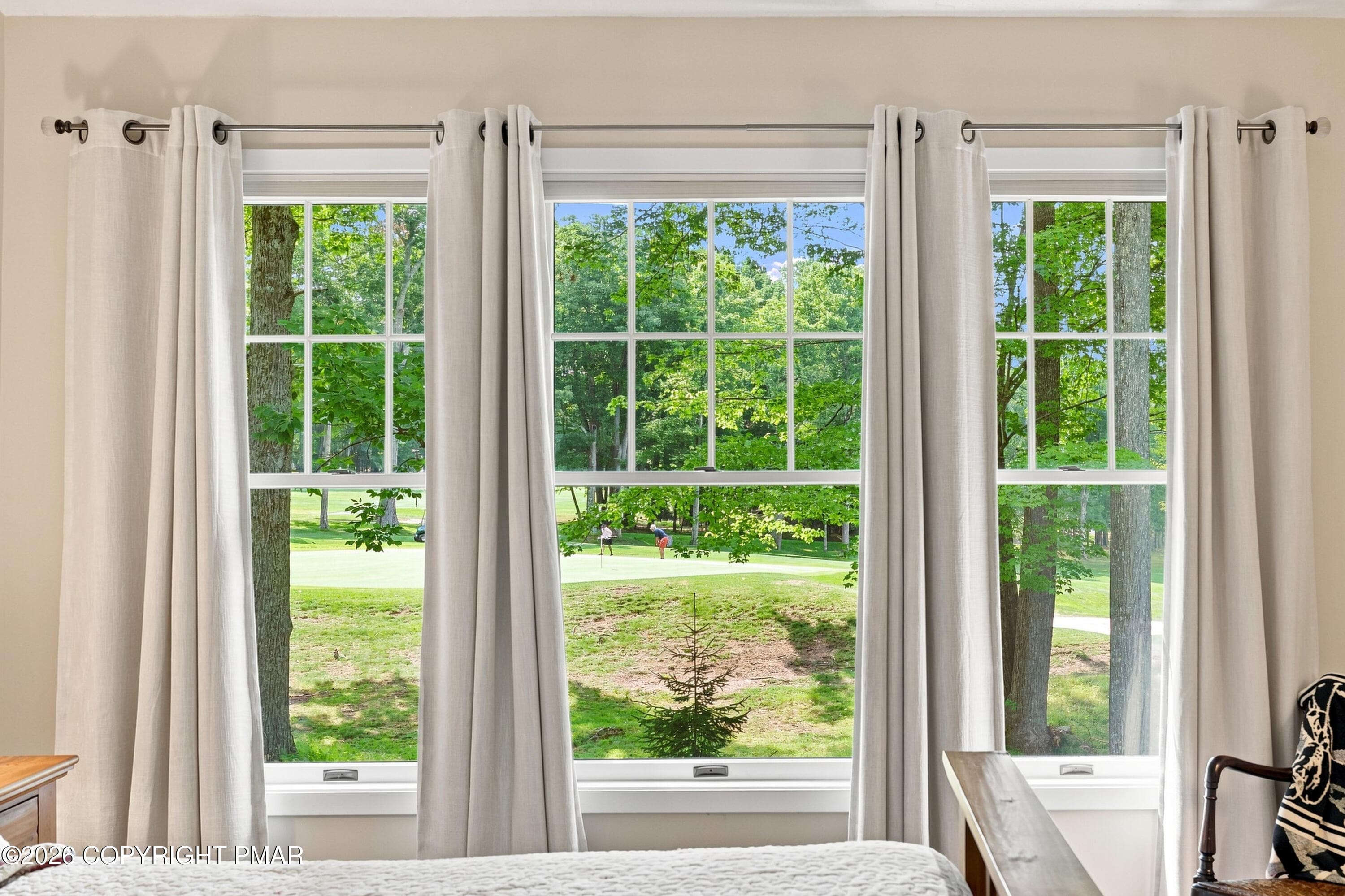 View from primary bedroom - 109 Creekside Road, Buck Hill Falls, PA 18323, Buck Hill Falls