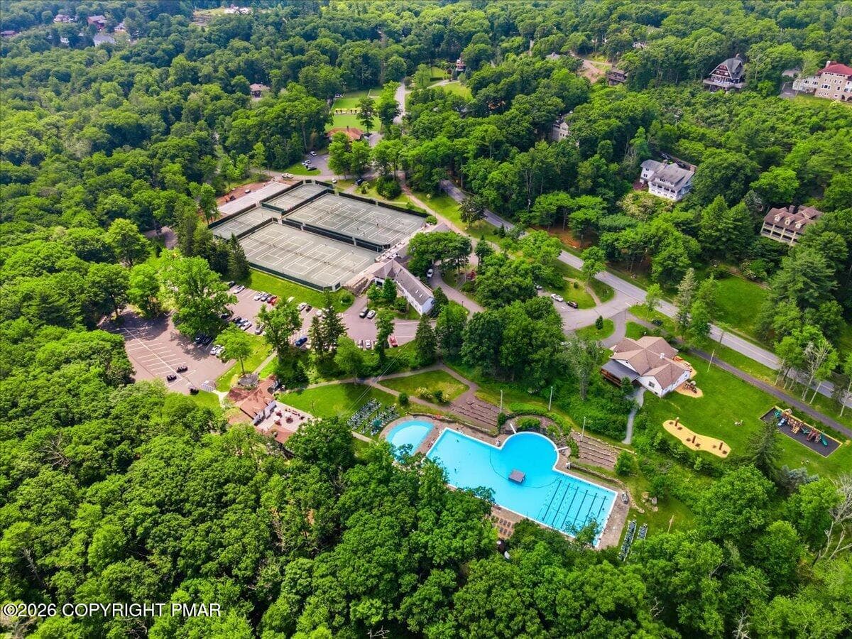 Aerial - 109 Creekside Road, Buck Hill Falls, PA 18323, Buck Hill Falls