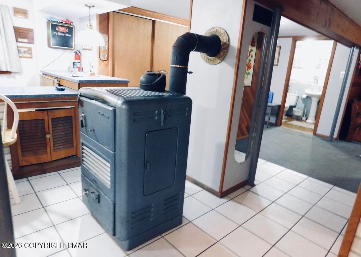 Downstairs Coal Stove - 154 Lake Drive, Nesquehoning, PA 18240, Nesquehoning