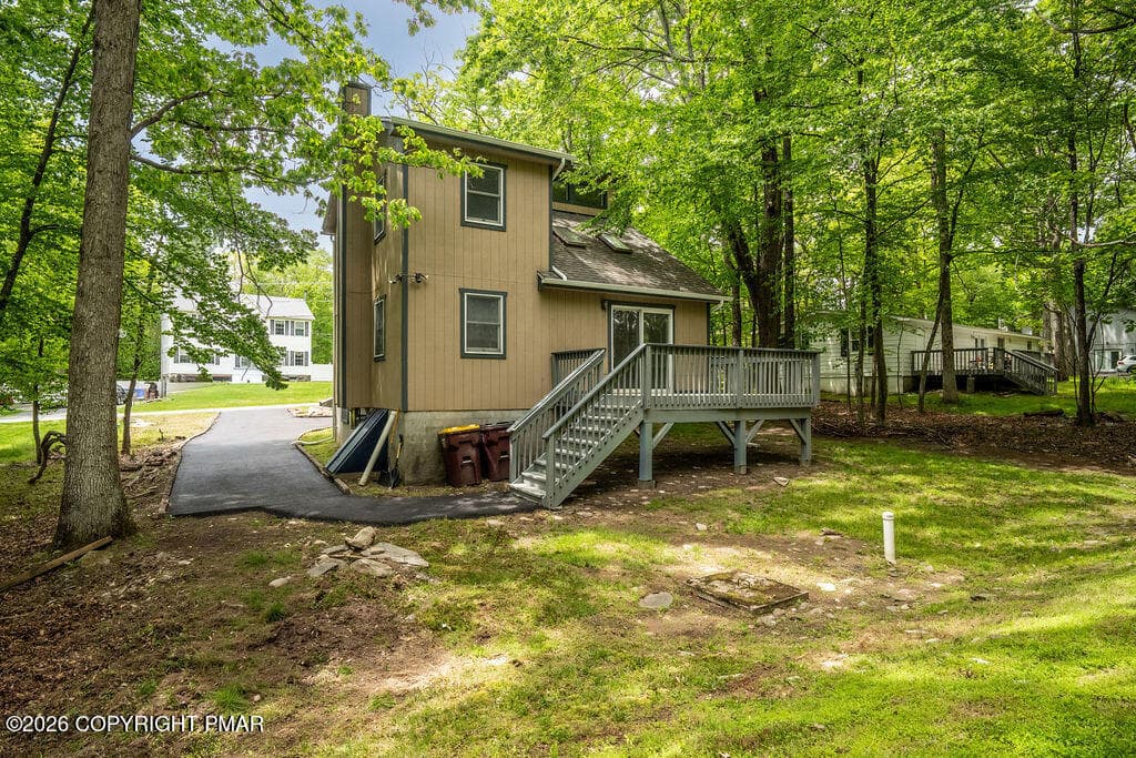 Back view - 132 Cottonwood Court, Milford, PA 18337, Milford