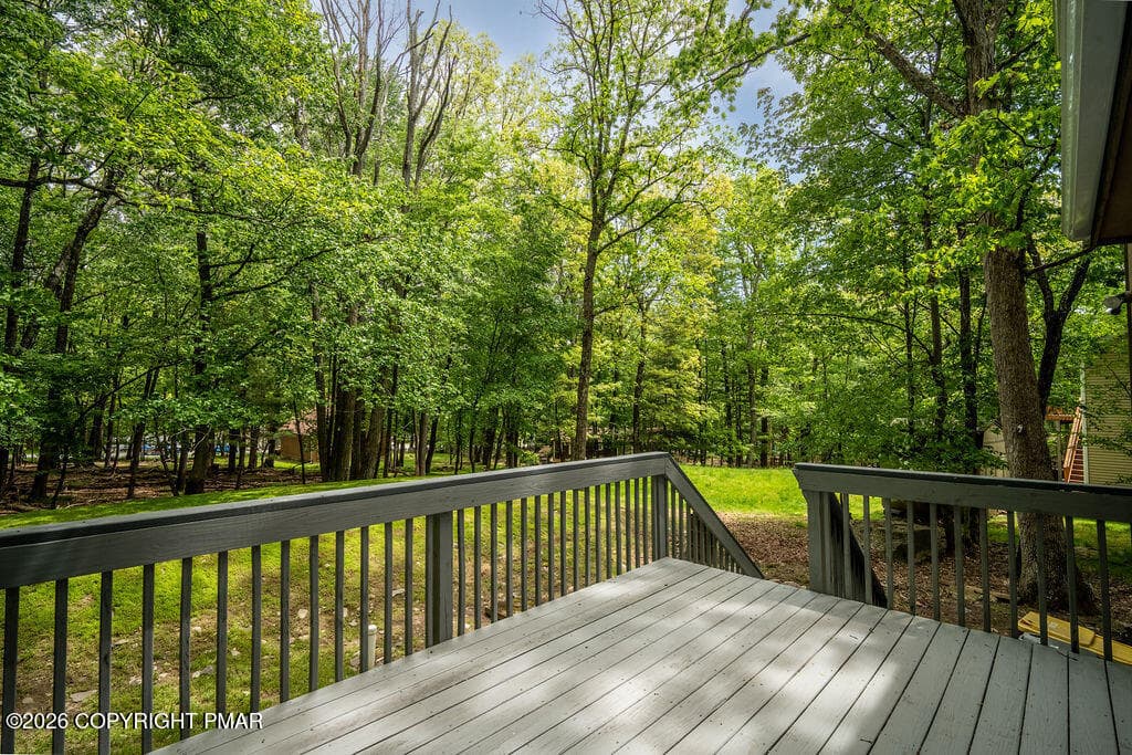 Deck view - 132 Cottonwood Court, Milford, PA 18337, Milford