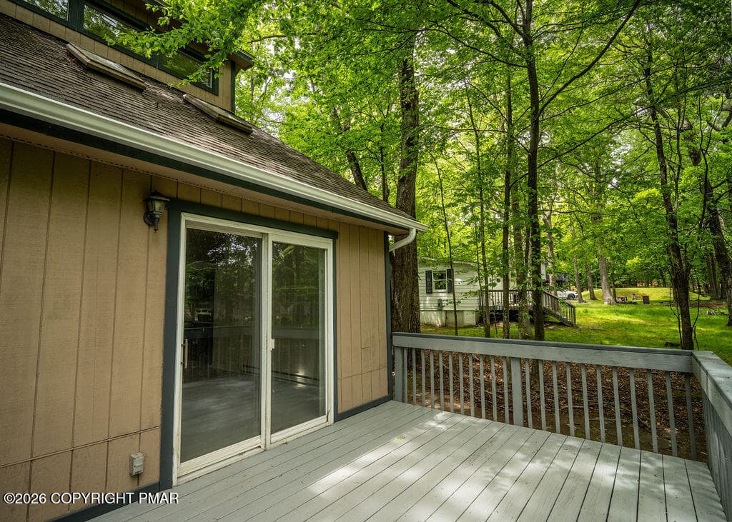 Deck entrance - 132 Cottonwood Court, Milford, PA 18337, Milford