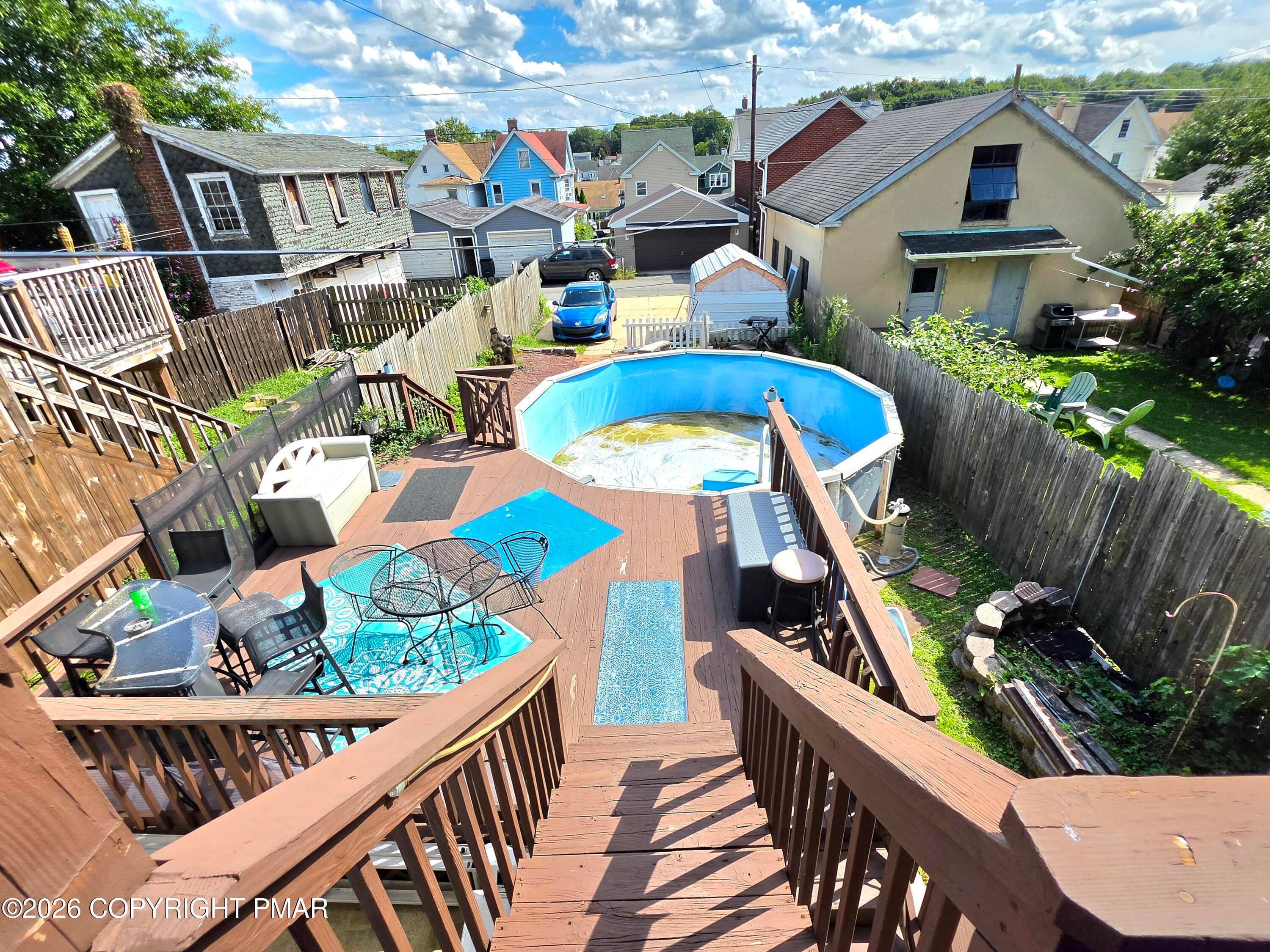 Back Yard/Pool - 31 E Ludlow Street, Summit Hill, PA 18250, Summit Hill
