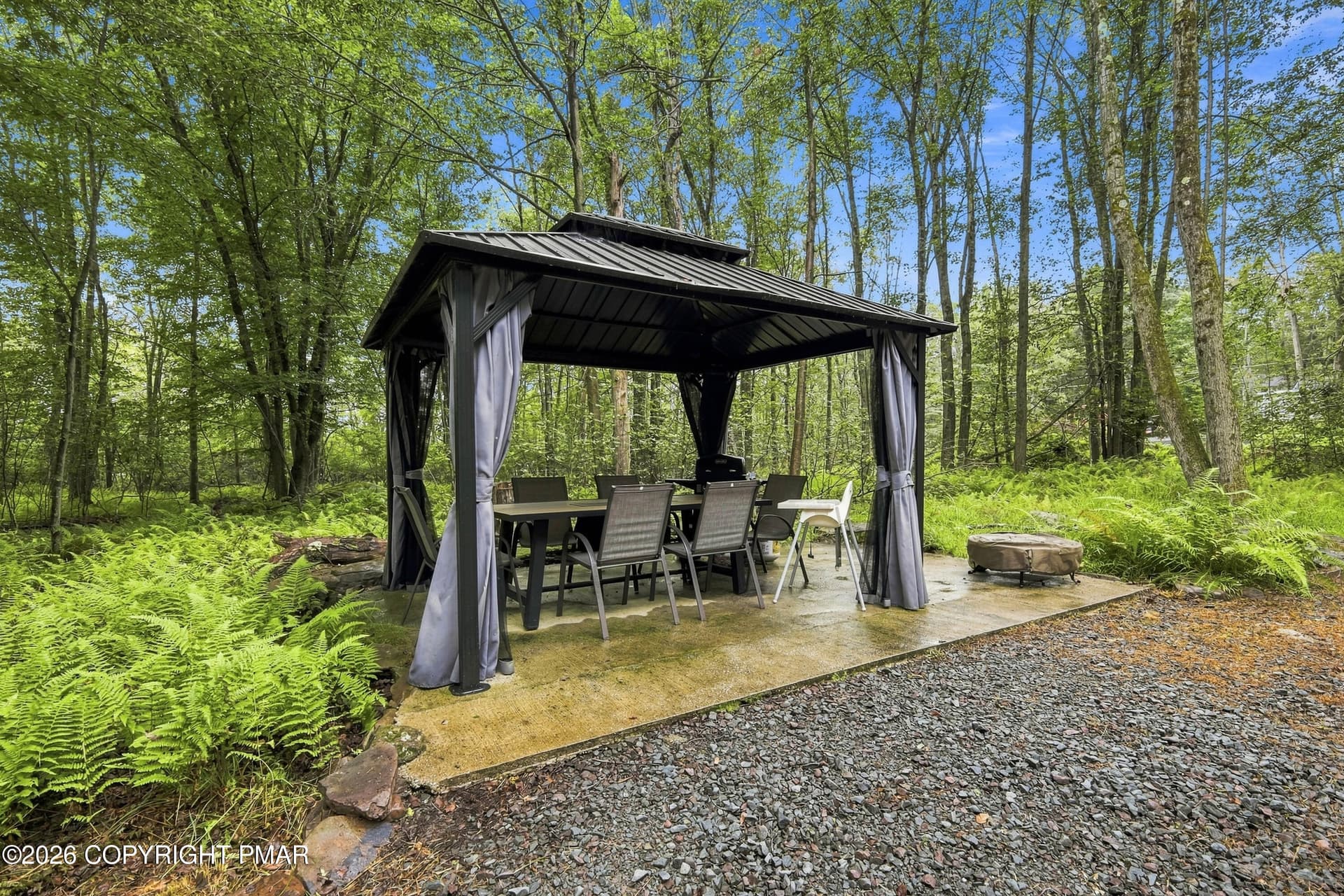 party patio - 218 Onawa Trail, Pocono Lake, PA 18347