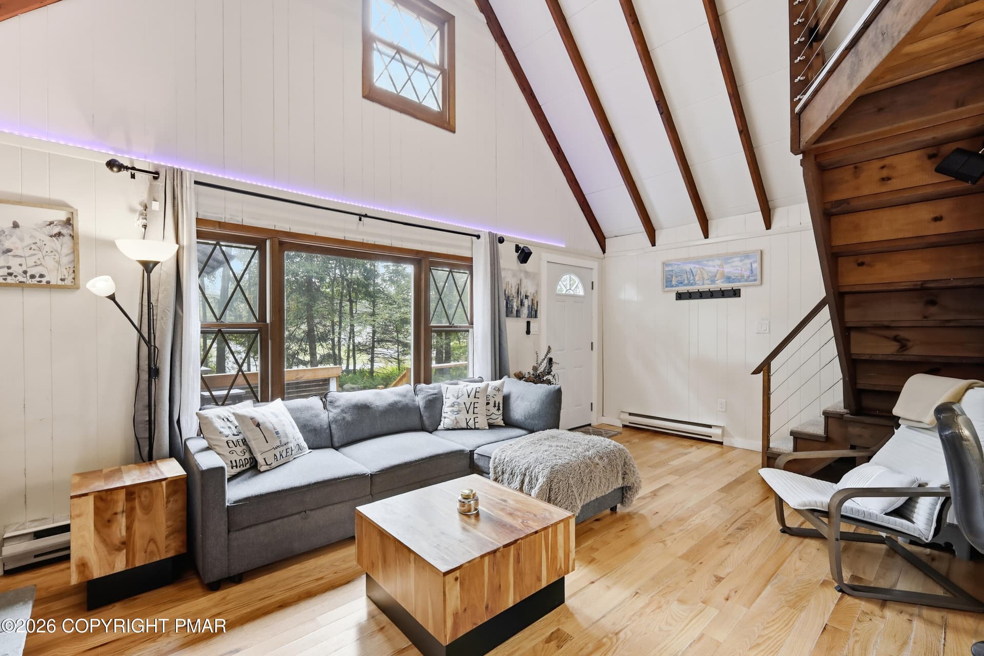 living room - 218 Onawa Trail, Pocono Lake, PA 18347