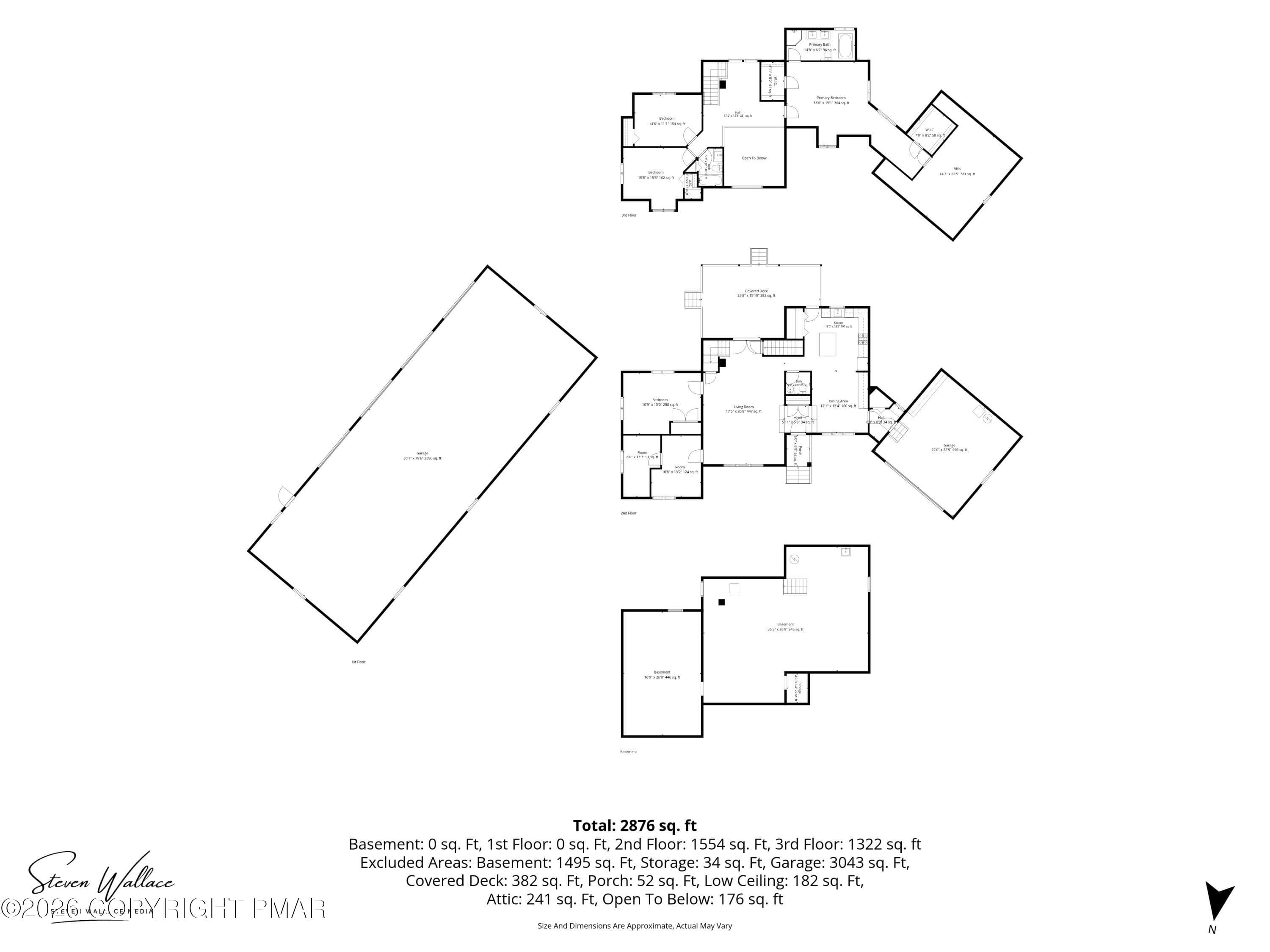 all_floors_247_buck_boulevard_white_have - 275 Buck Boulevard, Bear Creek, PA 18602, Bear Creek