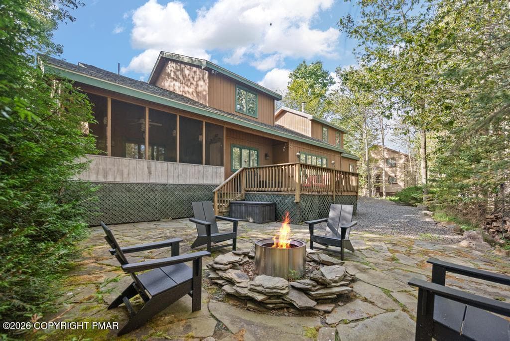 #16 Phan-Hwang Rear of Home View - 1198 Deer Run, Pocono Pines, PA 18350
