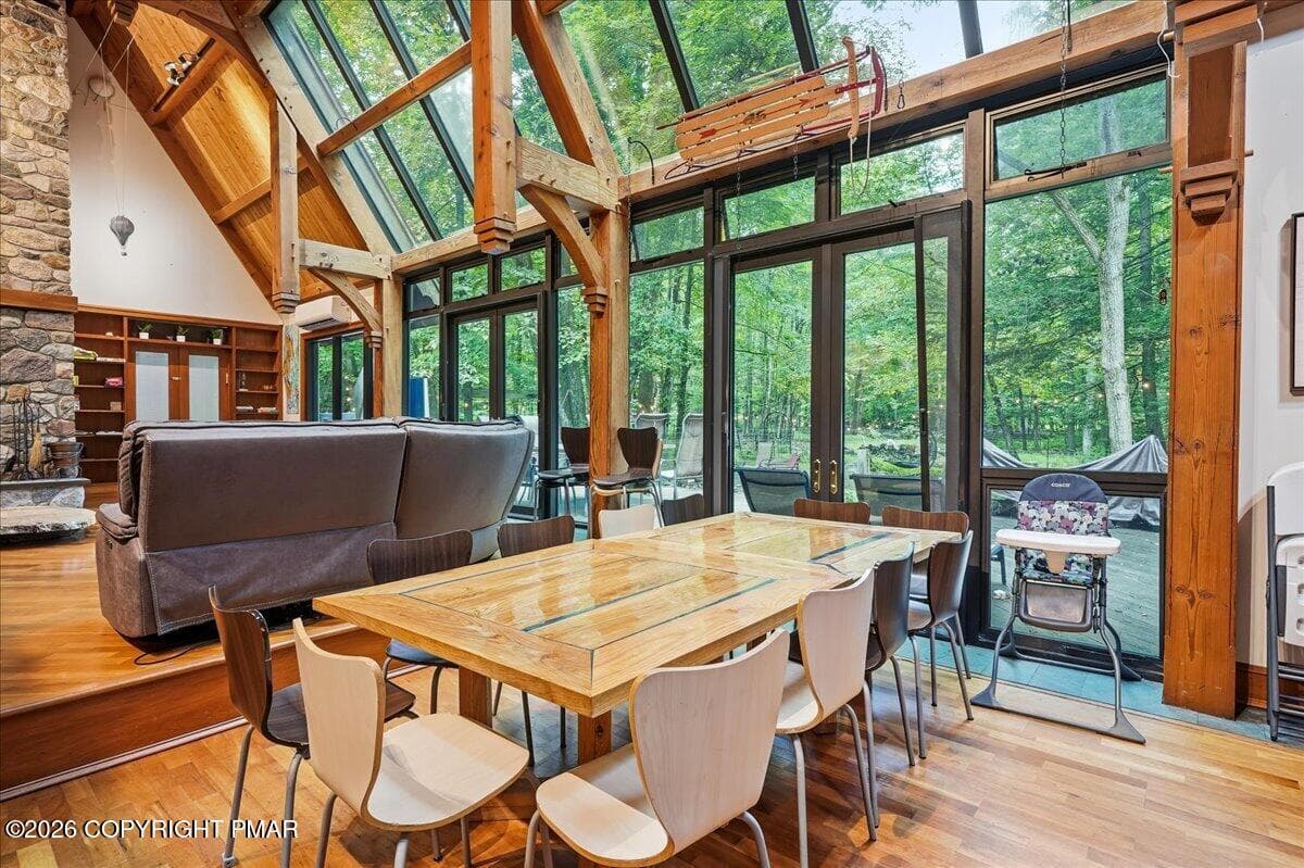 Dining Area to Deck - 131 Ski Haven Drive, Cresco, PA 18326, Cresco