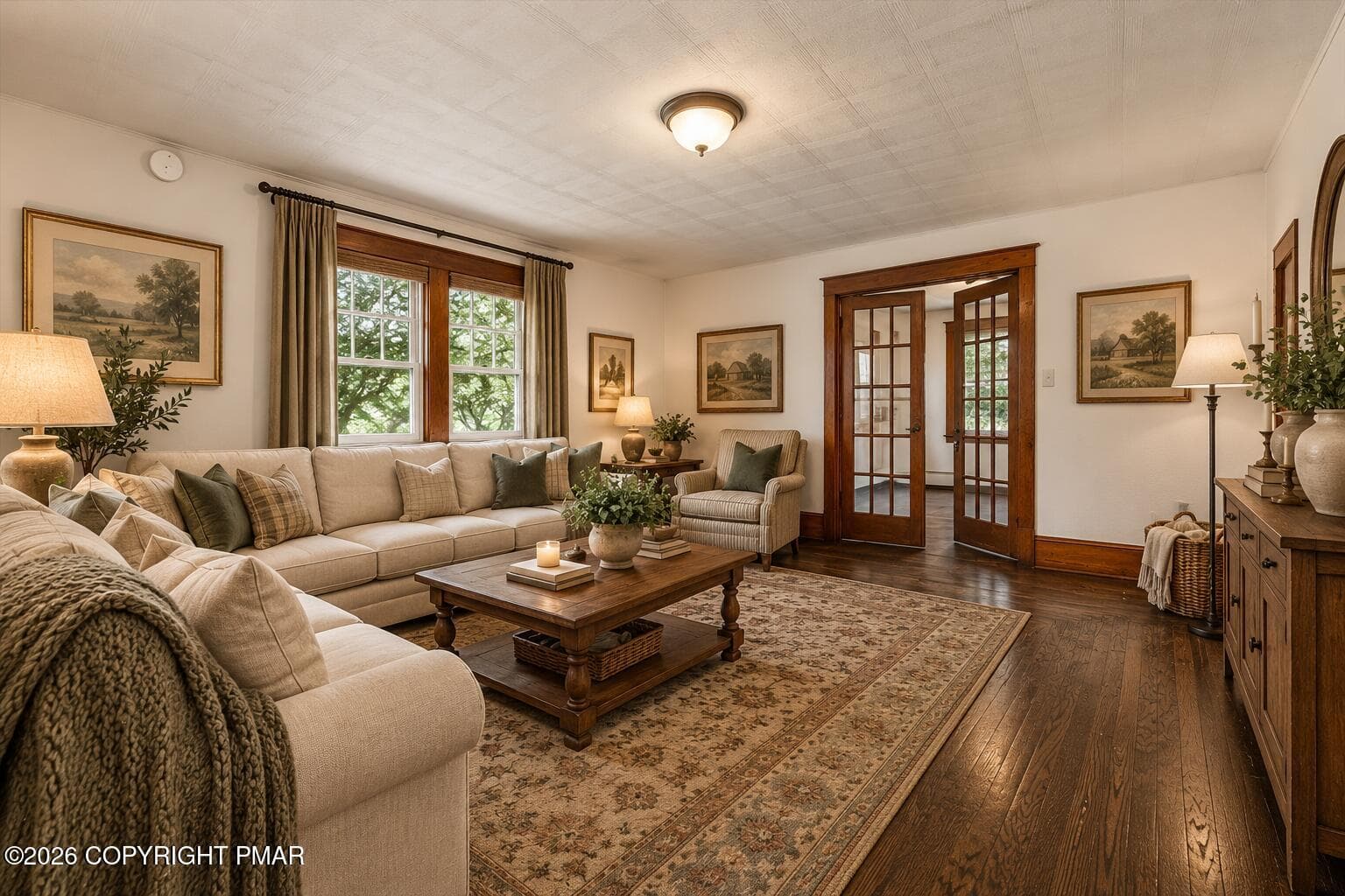 AI enhanced Livingroom - 116 Corner Road, Gilbert, PA 18331, Gilbert