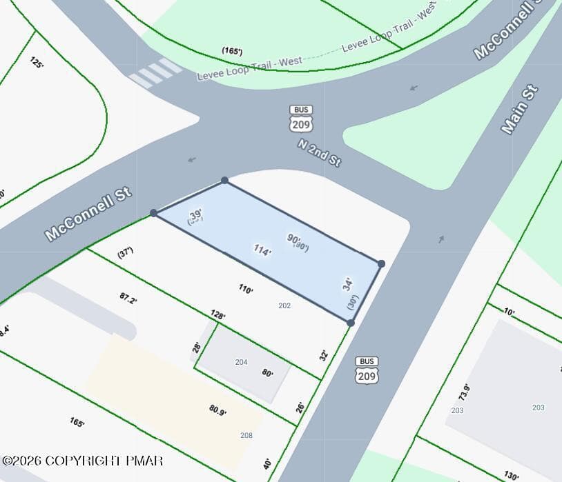 main st tax map - 200 Main Street, Stroudsburg, PA 18360