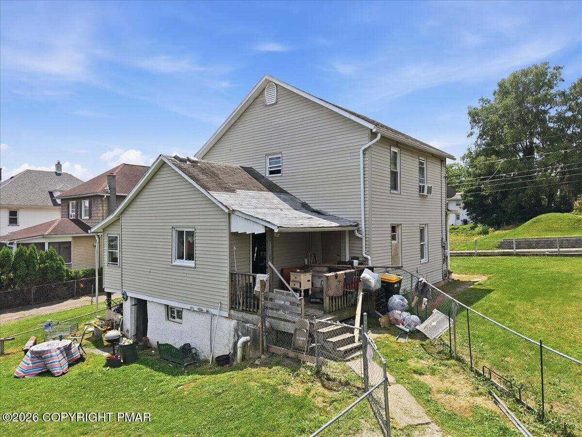 Back View - 40 Davenport Street, Plymouth, PA 18651, Plymouth
