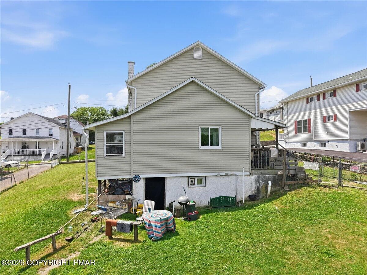 Back View - 40 Davenport Street, Plymouth, PA 18651, Plymouth