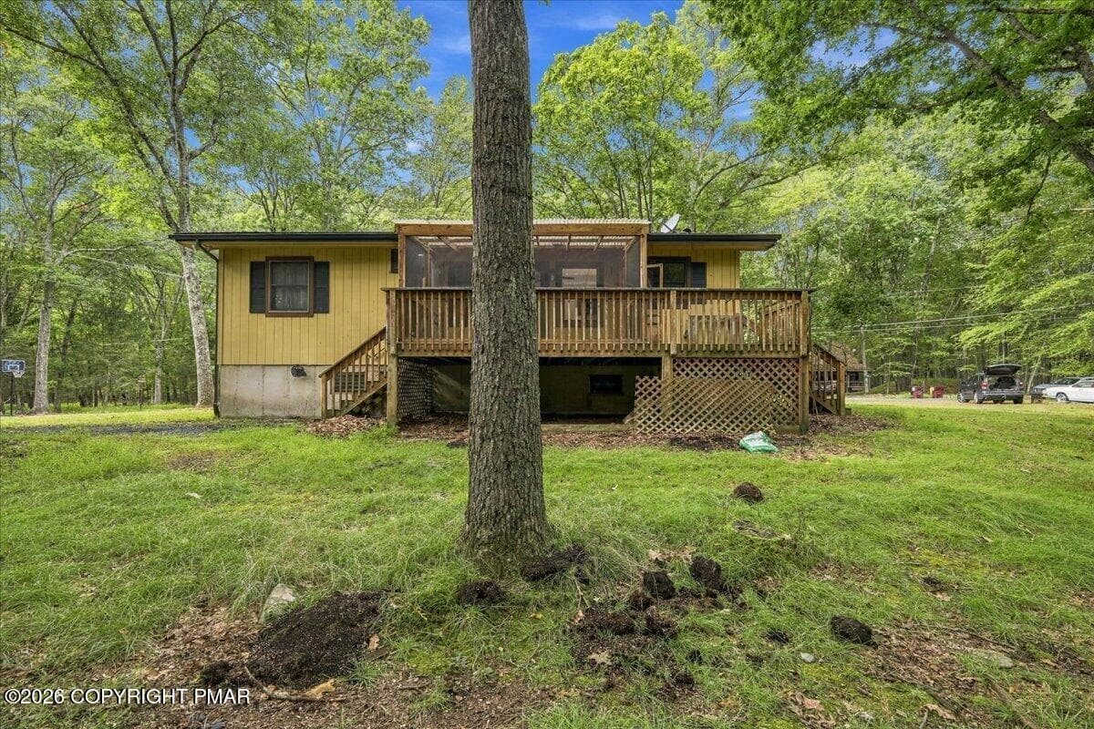 Back of Structure - 184 Swallow Circle, Bushkill, PA 18324, Bushkill
