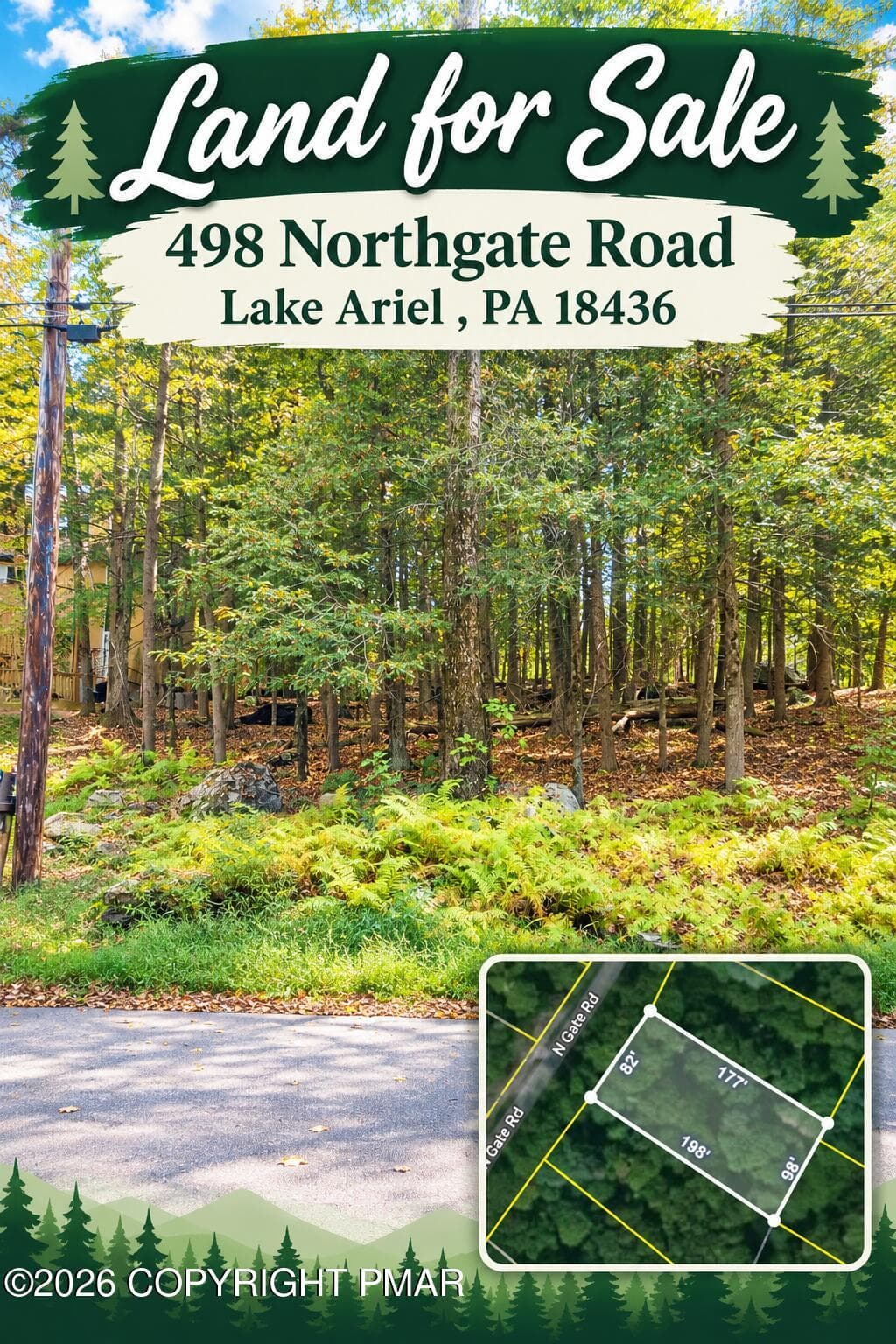 Lat For Sale - 498 Northgate Road, Lake Ariel, PA 18436