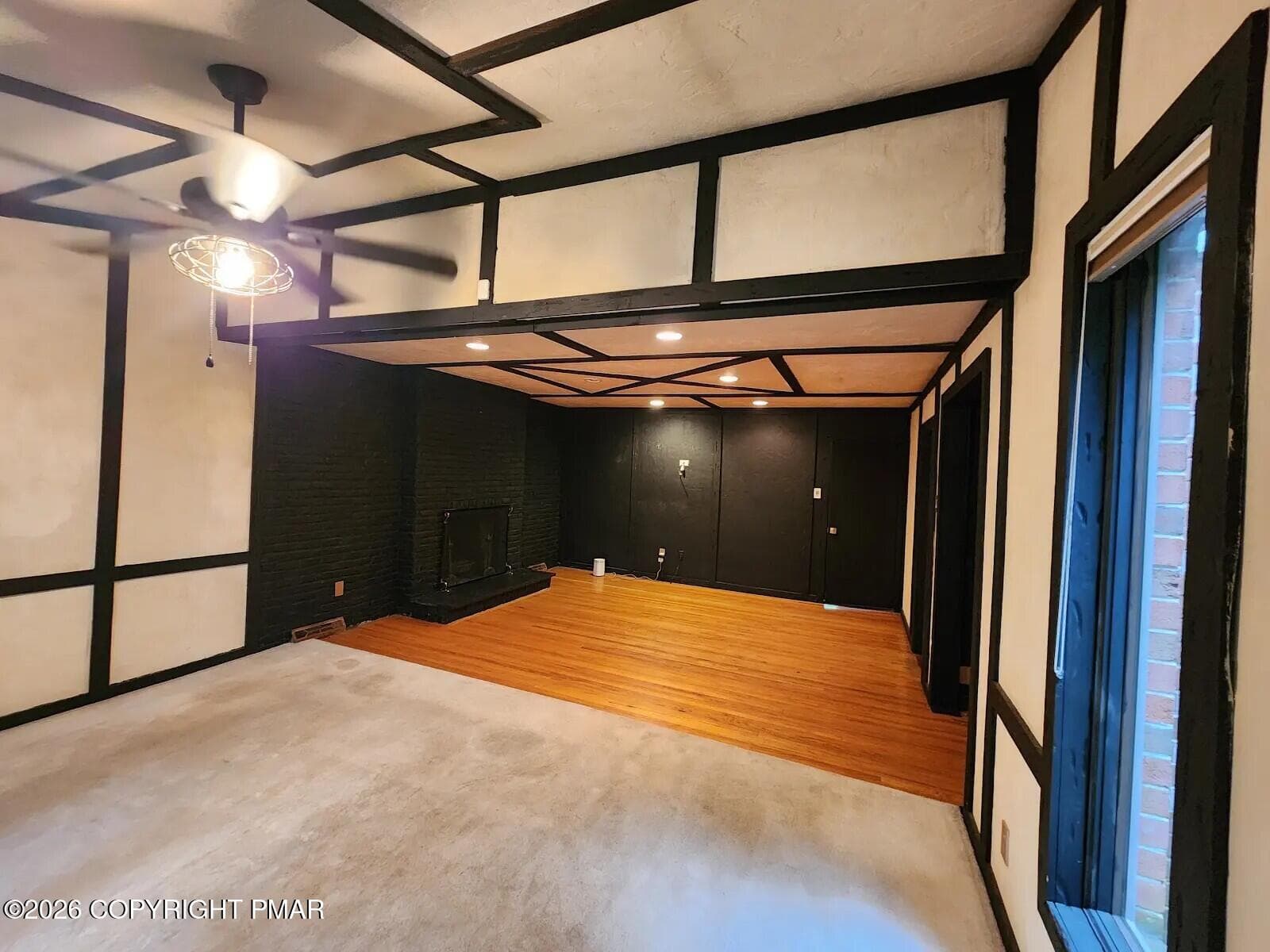 Family Room with Fireplace - 8200 Cadwalader Avenue, Elkins Park, PA 19027, Elkins Park
