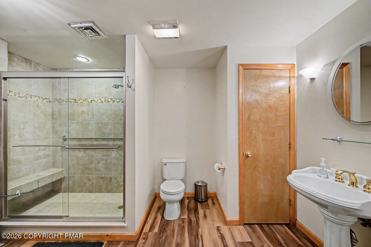 Updated Basement Bath - 2354 Forest Drive W, Pocono Lake, PA 18347