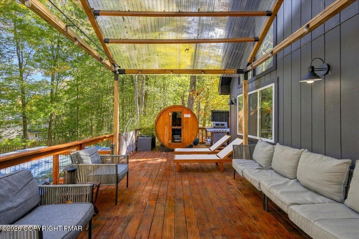 Covered Deck - 1113 Kensington Drive, Tobyhanna, PA 18466, Tobyhanna