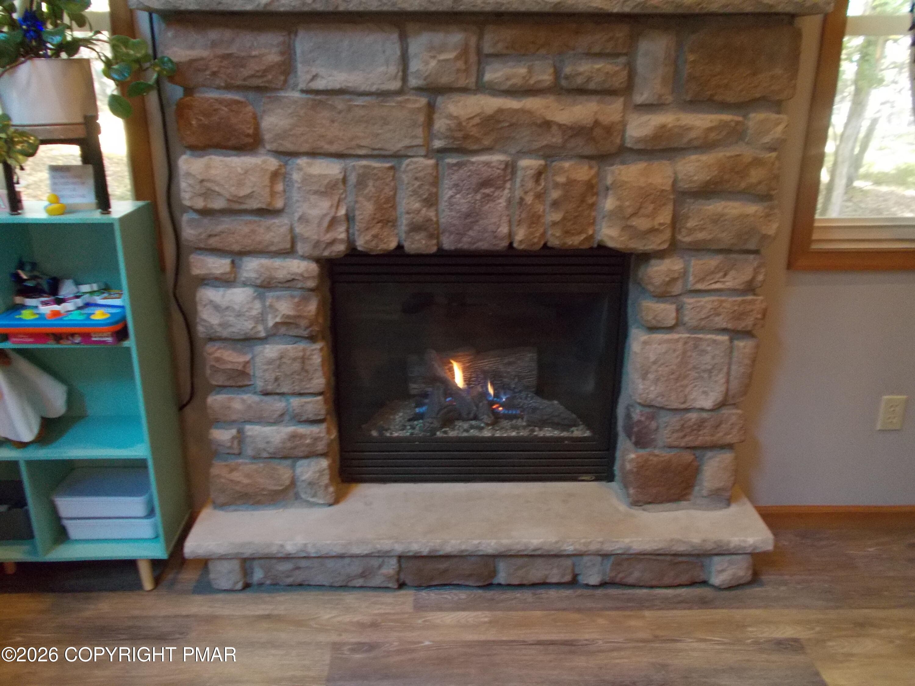 propane fireplace - 212 Summit Drive, Albrightsville, PA 18210, Albrightsville