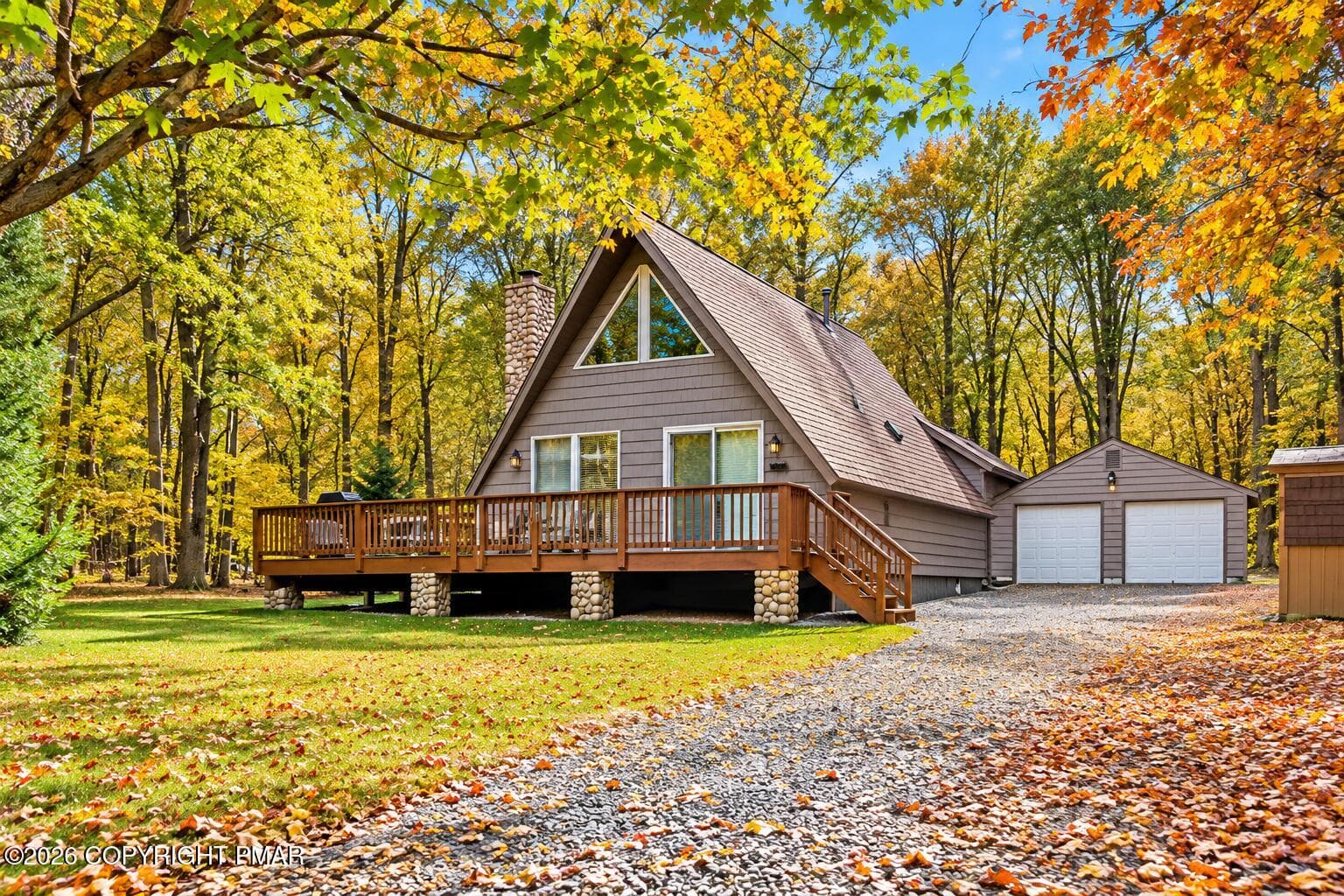 Autumn A-Frame Woodland Retreat - 234 Brier Crest Road, Blakeslee, PA 18610, Blakeslee