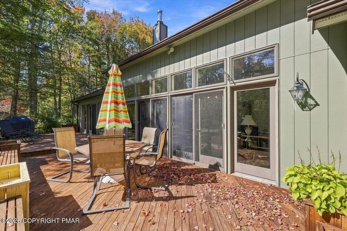 Back deck - 181 Golfers Way, Pocono Pines, PA 18350, Pocono Pines