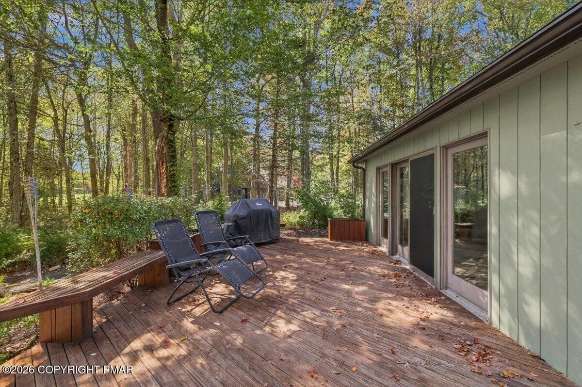 Back deck - 181 Golfers Way, Pocono Pines, PA 18350, Pocono Pines
