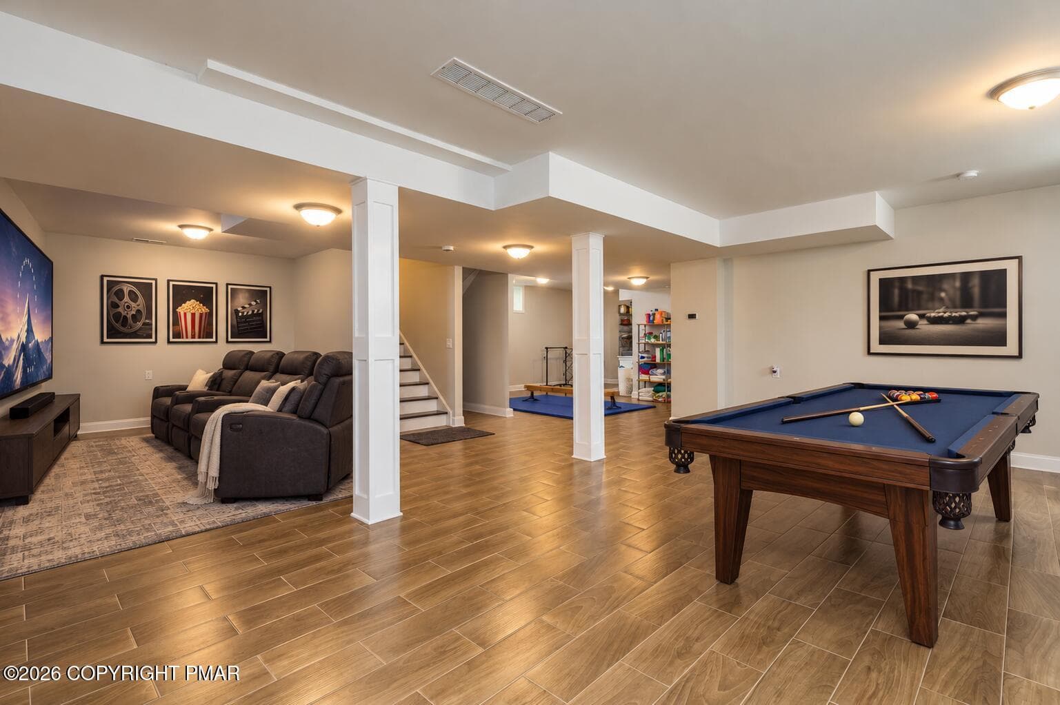 Basement cinema and billiards retreat-5 - 109 Forest Lake Drive, Jim Thorpe, PA 18229, Jim Thorpe