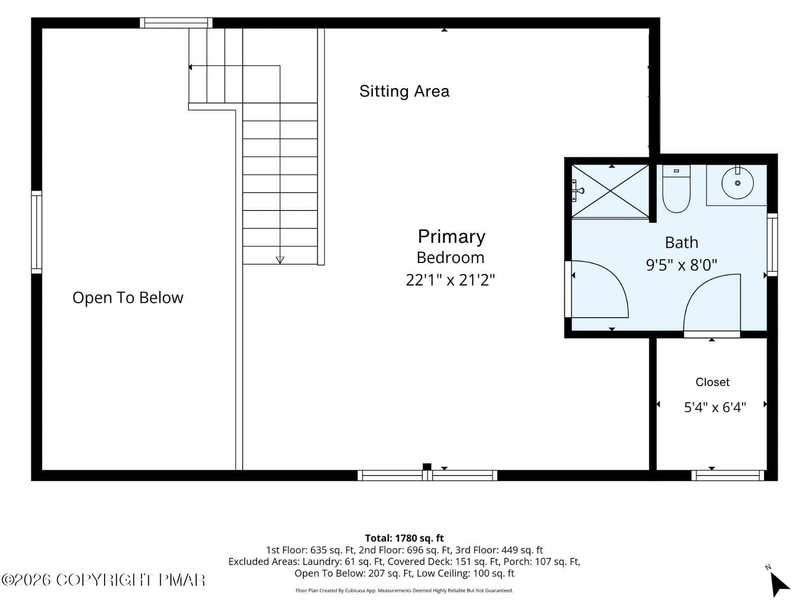Floor Plan Upper Level - 100 Meadowlark Lane, Greentown, PA 18426, Greentown