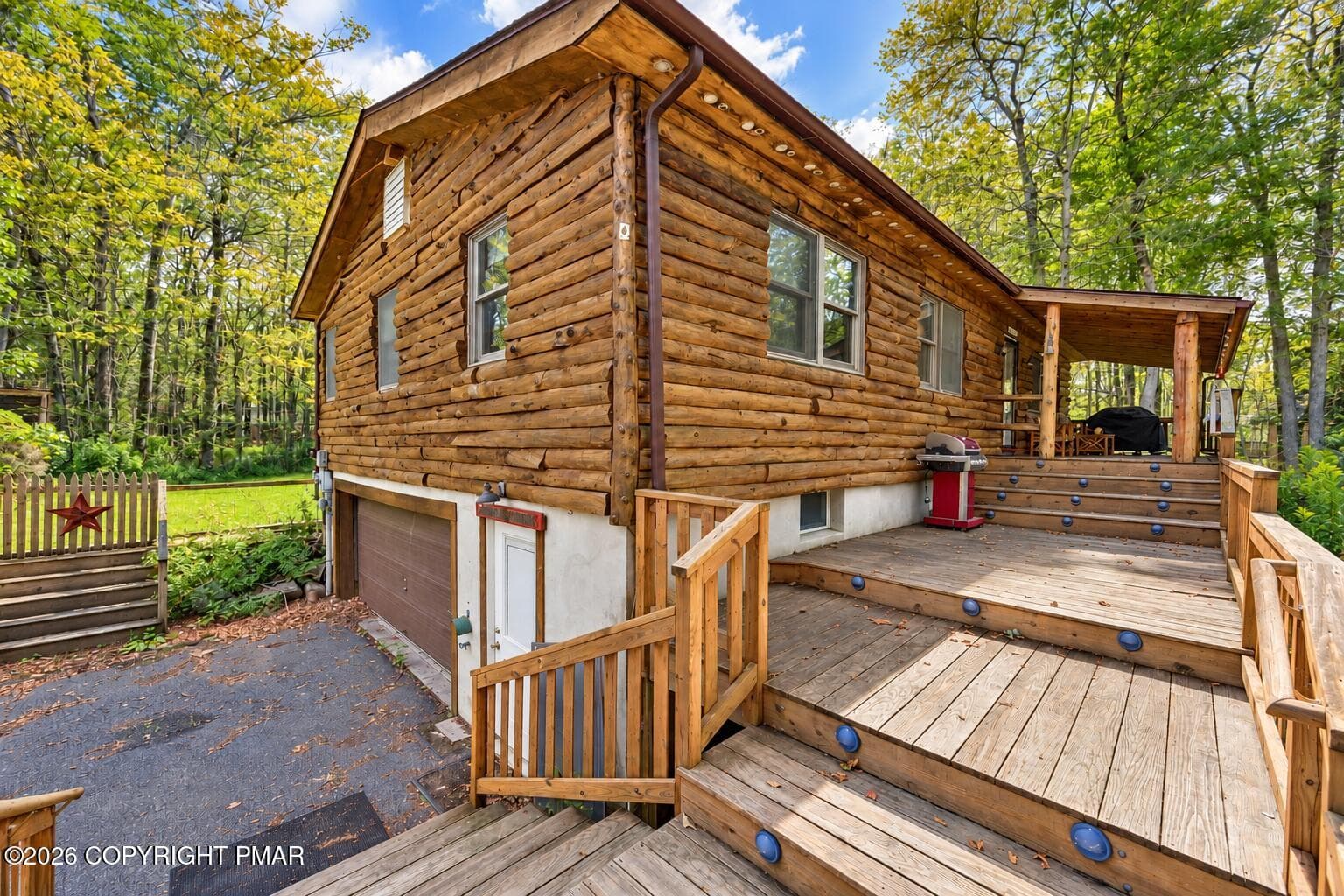 ENTRANCE TO COVERED FRONT PORCH - 163 Echo Lake Road, Tobyhanna, PA 18466, Tobyhanna