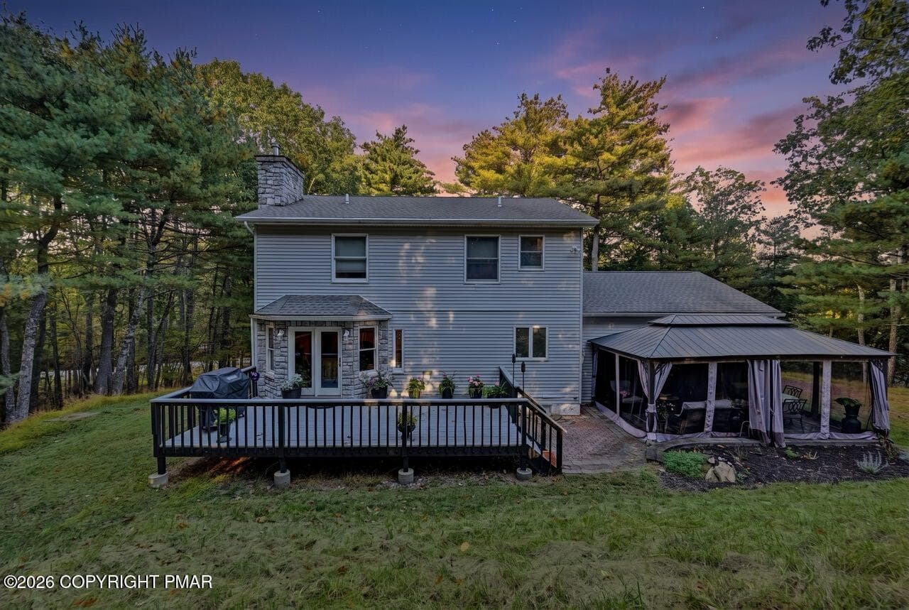 House Back/Sunset - 212 Fairfield Drive, Brodheadsville, PA 18322, Brodheadsville