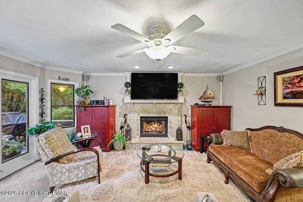 Living Room - 212 Fairfield Drive, Brodheadsville, PA 18322, Brodheadsville