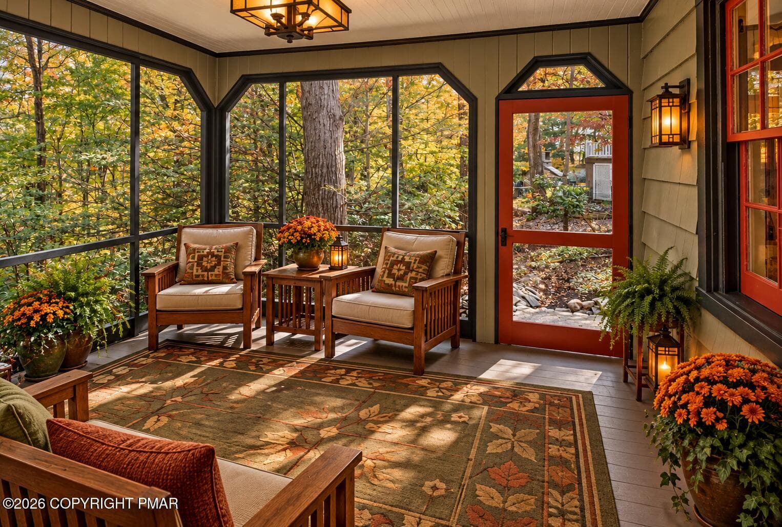 77 Swiftwater big screen porch AI - 77 Swiftwater Avenue, Pocono Manor, PA 18349, Pocono Manor